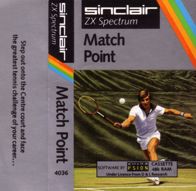 Match Point box art for ZX Spectrum
